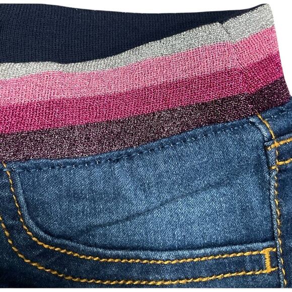 Vigoss Girls Jeans Shorts Bermuda Cuff 2 Pairs Blue Purple Size Large NWT - Picture 9 of 9